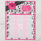 Pink Gerber Daisy Black Floral Bridal Shower Bingo