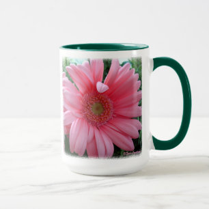 Pink Gerber Daisy Mug