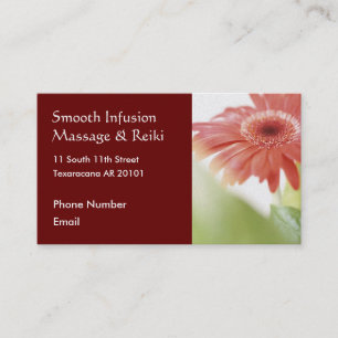 Pink Gerbera Daisy Appointment Card