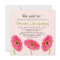 Pink Gerbera Daisy Bridal Shower Invitations