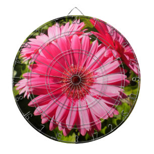 Pink Gerbera Daisy Dartboard