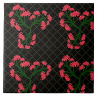 Pink Gerbera Daisy Floral Bouquet pattern