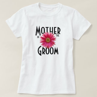 Pink Gerbera Daisy/ Wedding T-Shirt