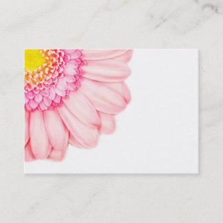 Pink Gerbera Flower Macro Nature Business Card