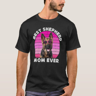 Pink German Shepherd Mom For Women Shepherd GSP Mo T-Shirt