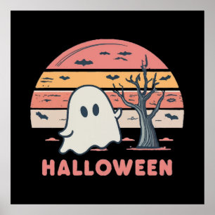 Pink Ghost Poster