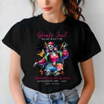 Pink Ghouls Hallowen Bachelorette Party T-Shirt<br><div class="desc">Get ready to celebrate in style with our Pink Ghouls Halloween Bachelorette Party T-Shirt! This fun and festive shirt features a bold pink design perfect for the bride-to-be and her squad of ghouls. Whether you're hitting the town or having a spooky night in, this t-shirt adds a touch of Halloween...</div>