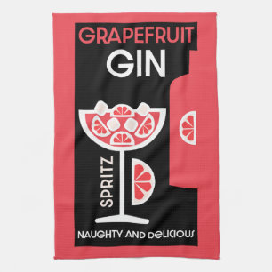 Pink Gin  Kitchen Towel