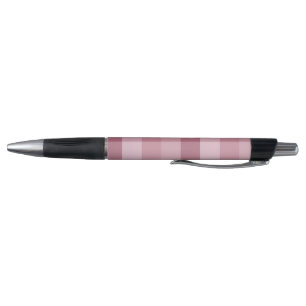 Pink Gingham Check Plaid Design Pen