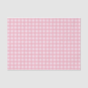 Pink Gingham Checks tissue paper