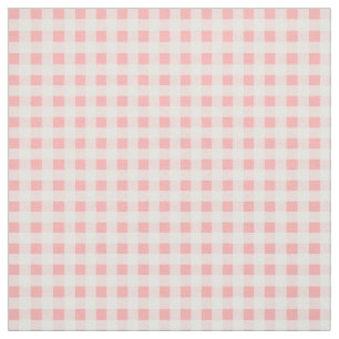 Pink Gingham Fabric