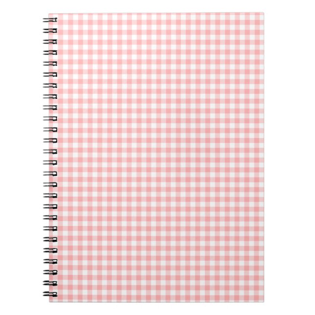 Pink Gingham Notebook (Front)