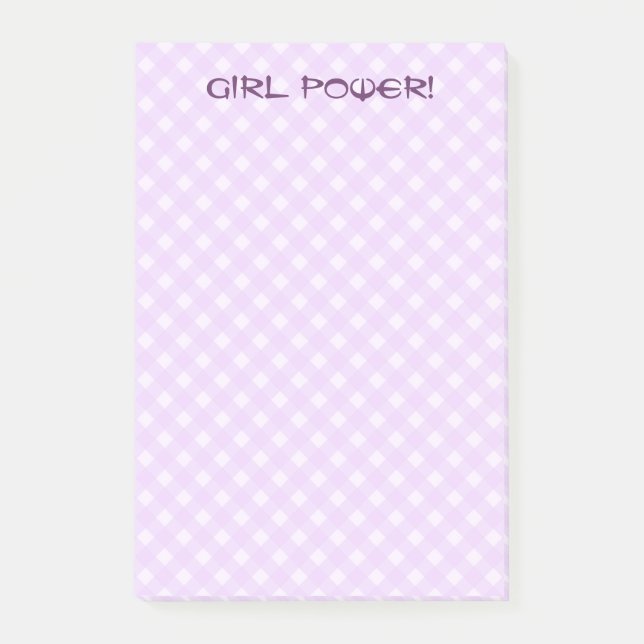 pink gingham notes (Front)