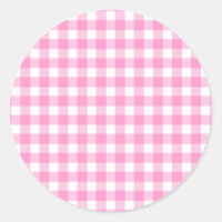 Pink Gingham Pattern