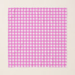 Pink gingham scarf<br><div class="desc">Pink gingham</div>