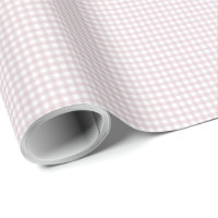 Pink gingham simple cute small checks plaid