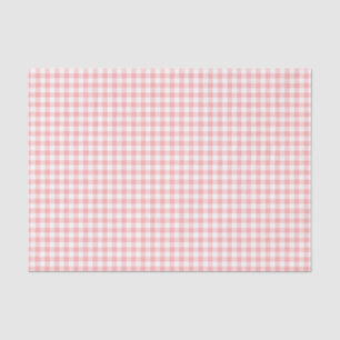 Pink Gingham Tissue Paper