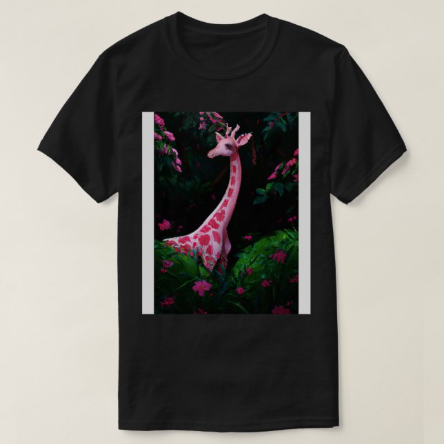 Pink Giraffe 1 T-Shirt (Design Front)