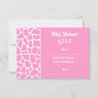 Pink Giraffe Baby Shower