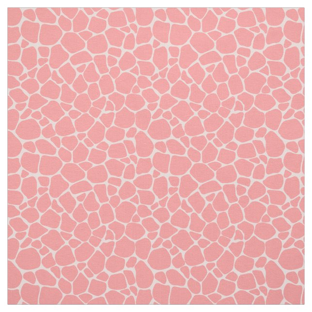 Pink Giraffe Fabric (Swatch)