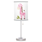 Pink Giraffe Gray Trim