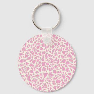 Pink Giraffe Keychain