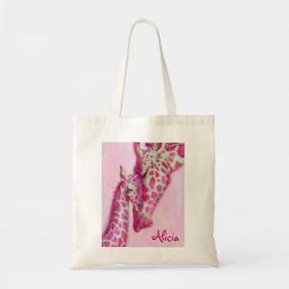 pink giraffes bag