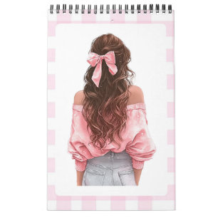 Pink Girl 2026 small Calendar