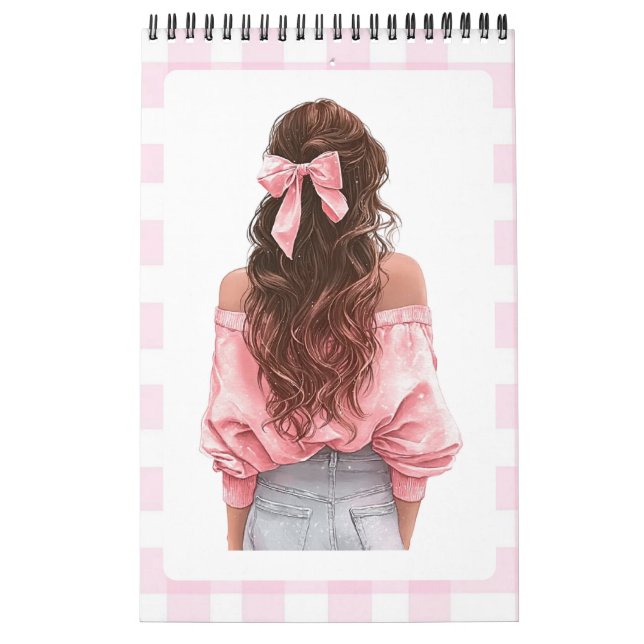 Pink Girl 2026 small Calendar (Cover)