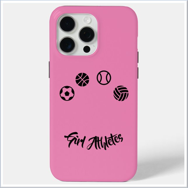 Pink Girl Athletes Iphone Case (Creator Uploaded)