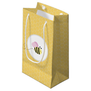 Pink Girl Bumble Bee Honeycomb Cadeau Sac