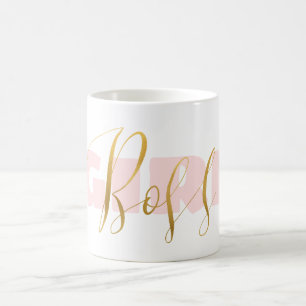 Pink Girl Gold Boss Coffee Mug