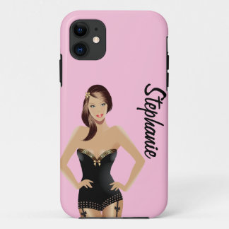 Pink Girl Mate ID™ iPhone 5 Coque