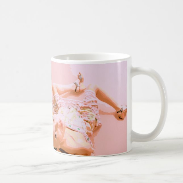 Pink girl mug (Right)