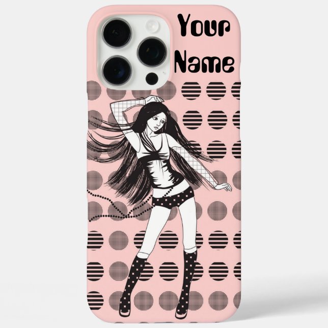 pink girlfriend dancer Case-Mate iPhone case (Back)