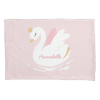 Pink girly cute swan floral elegant beautiful pill