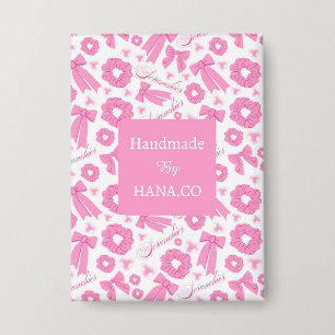 Pink Girly Scrunchies Pattern Cute Hair Accessory 