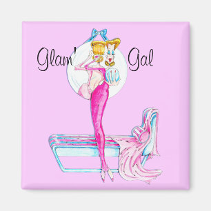 Pink Glam' Gal Magnet