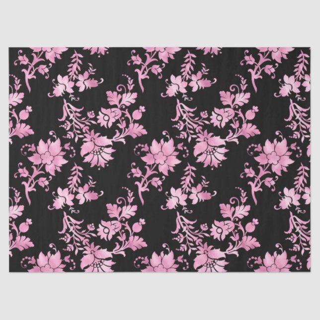 Pink Glam Honeycomb Series Design #16 Tissue Paper (Front)