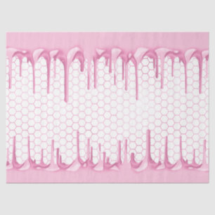 Pink Glam Honeycomb Series Design #1 Tissue Paper
