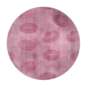 Pink Glam Lips Cutting Board
