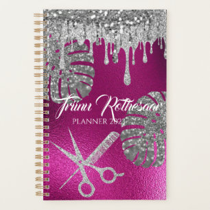 Pink Glam Parties scintillant Hair Salon Planifica