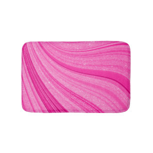 Pink Glitter Bath Mat