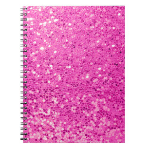 Pink Glitter Bling Notebook