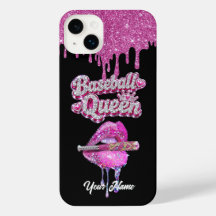 Pink Glitter Boss Babe Queen Custom Phone Case