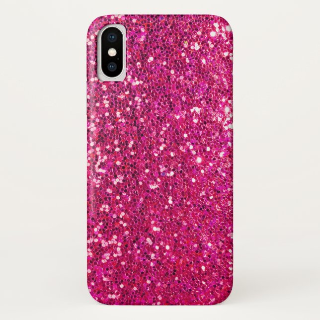 Pink Glitter Case-Mate iPhone Case (Back)