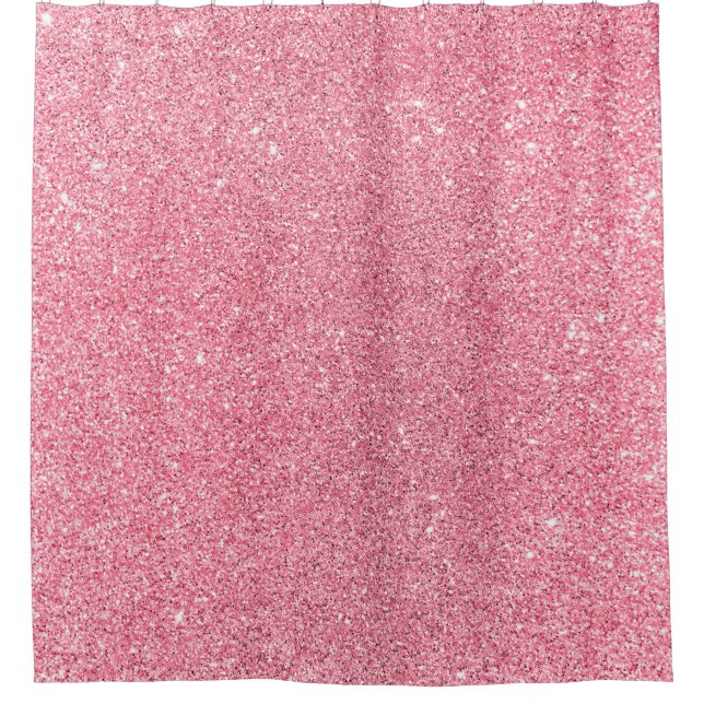Pink glitter, Christmas abstract texture. (Front)