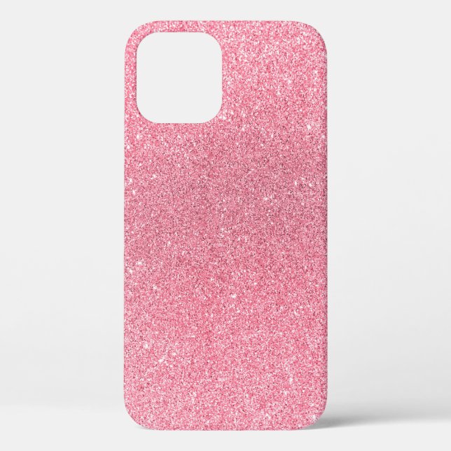 Pink glitter, Christmas abstract texture. Case-Mate iPhone Case (Back)