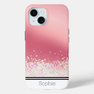 Pink Glitter Custom Samsung Case-Mate iPhone Case