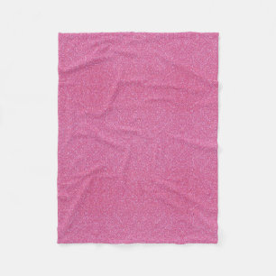 Pink Glitter Fleece Blanket